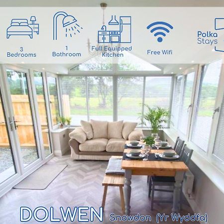 Dolwen Snowdonia Home By Polkastays Caernarfon Bagian luar foto